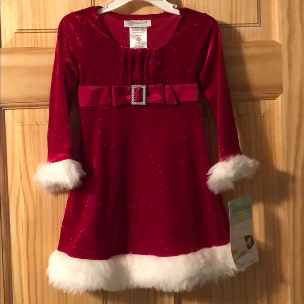 Bonnie Jean Red Mrs Claus Dress